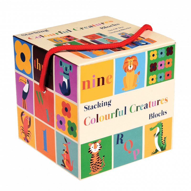 Colourful Creatures Stacking Blocks