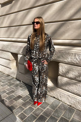 Stormy Leopard Print Jeans