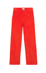 Red Corduroy Trousers