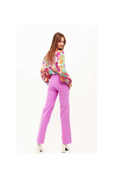 Pink Corduroy Trousers