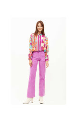 Pink Corduroy Trousers