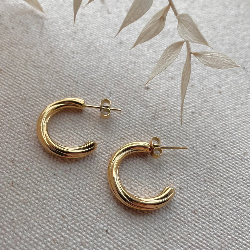 Twist Hoop Earrings