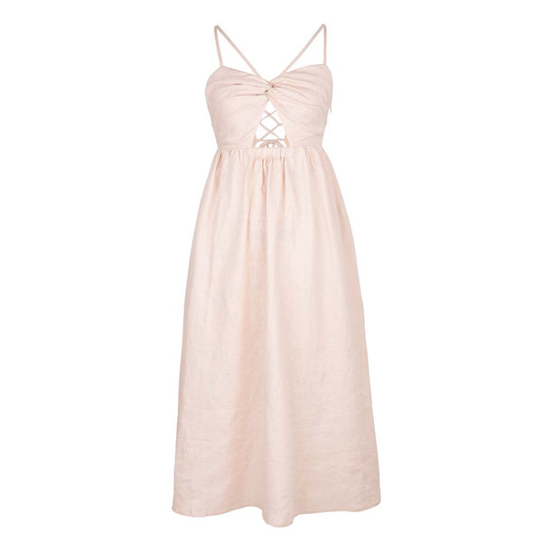 The Alessa Primrose Pink Dress