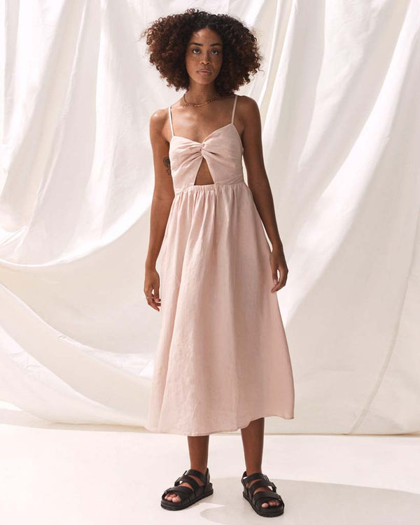 The Alessa Primrose Pink Dress