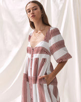 The Amalia Stripe Dress