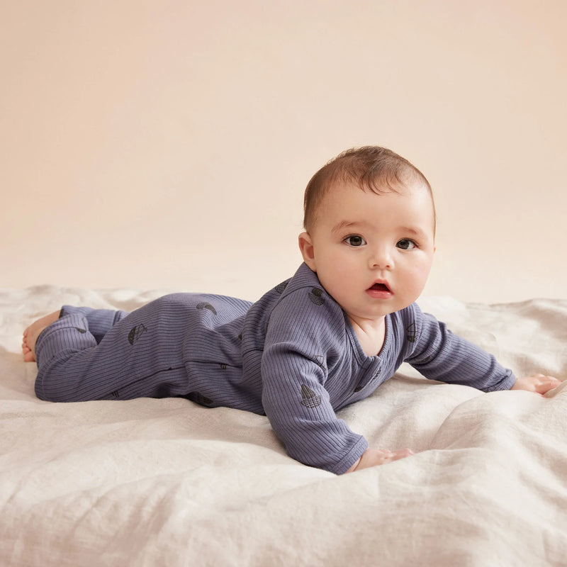 Organic Zipsuit - Billie Boats