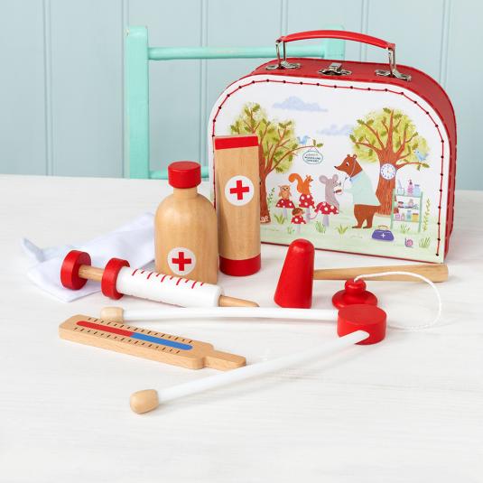 Woodland Friends Wooden Doctors Kit