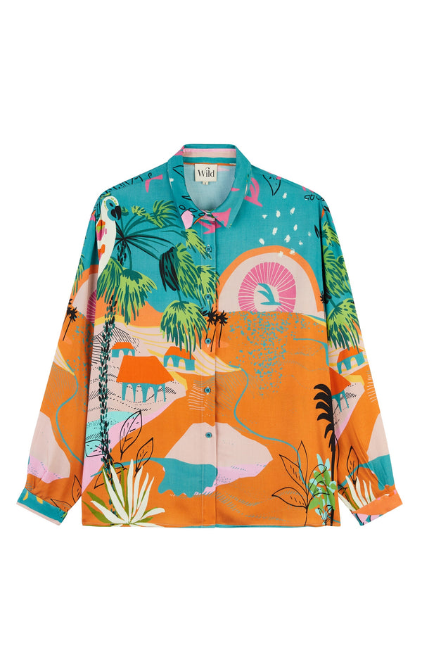 Bonaventure Vacanze Orange Shirt