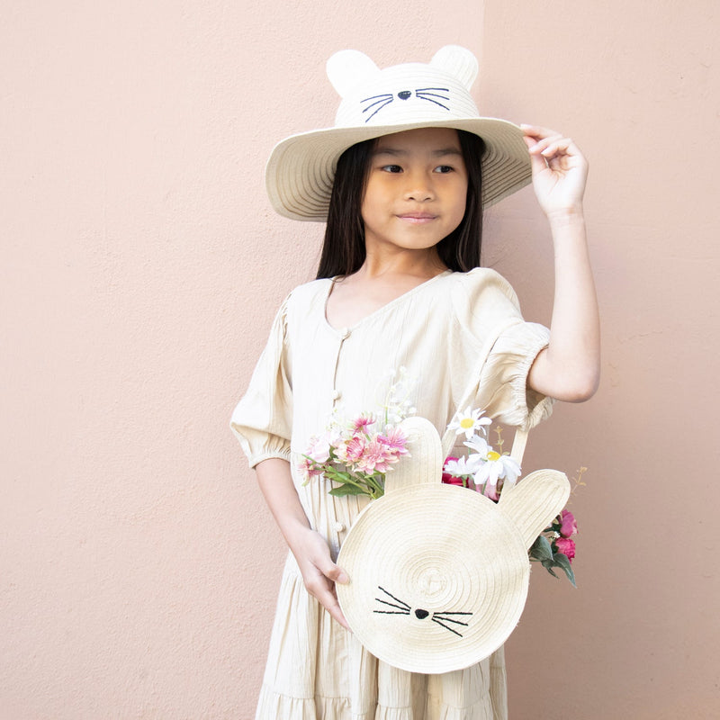 Betty Bunny Sun Hat: 3-6 Years