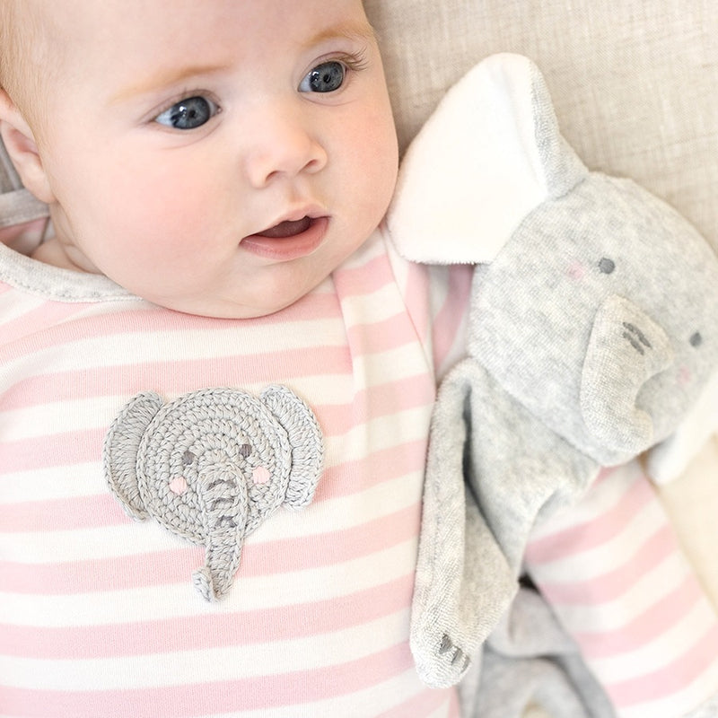 Crochet Estelle Elephant Babygrow