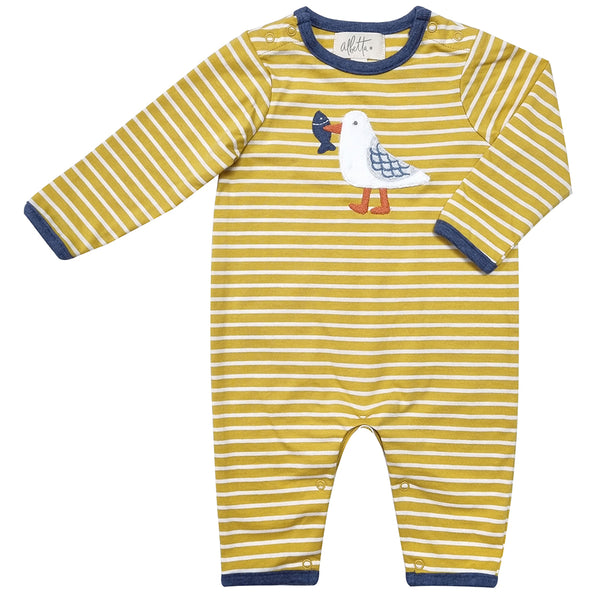 Applique Sammy Seagull Babygrow
