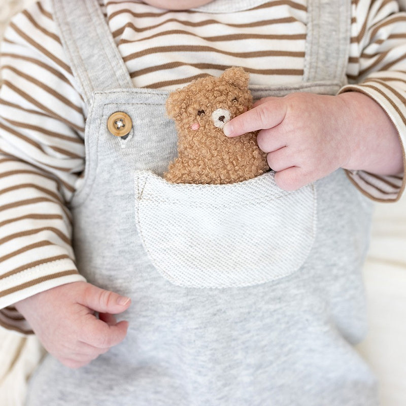 French Terry with Toy Dungaree Set