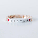 Sister - Block Bracelet