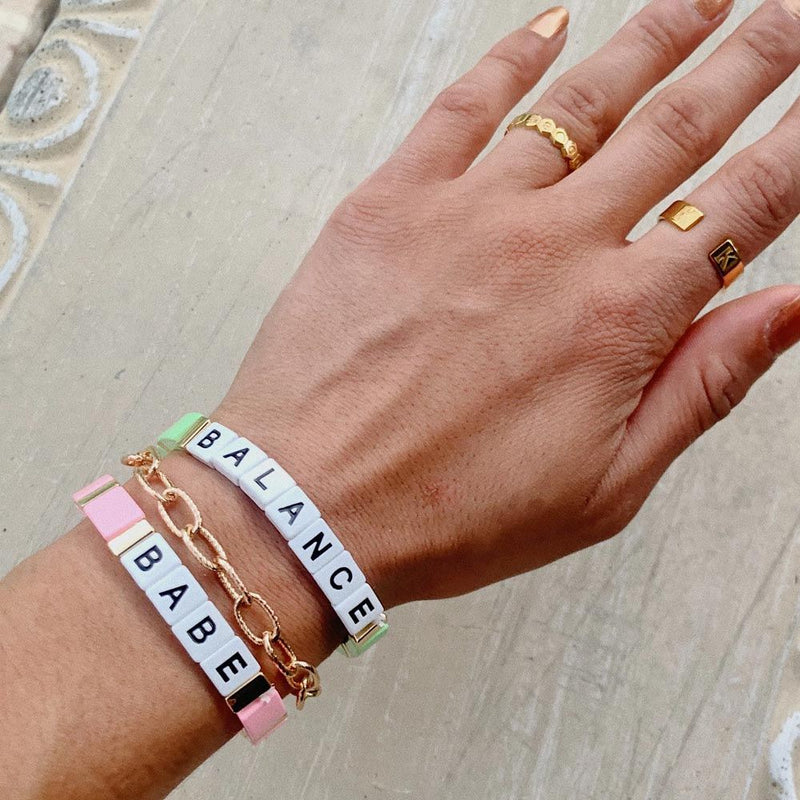 Babe - Block Bracelet
