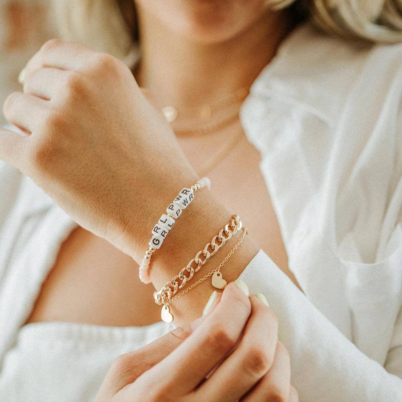 Girl Power Crystal Bracelet