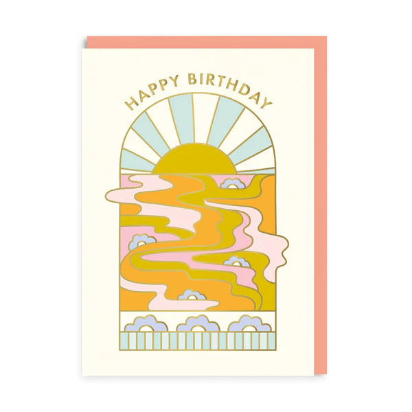 Happy Birthday Sunrise Card