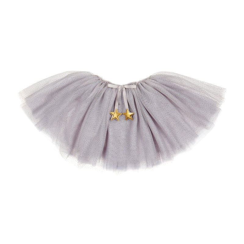 grey sparkle gold glitter dot and gold stars tutu by Mimi and Lula and Crane and Kind 