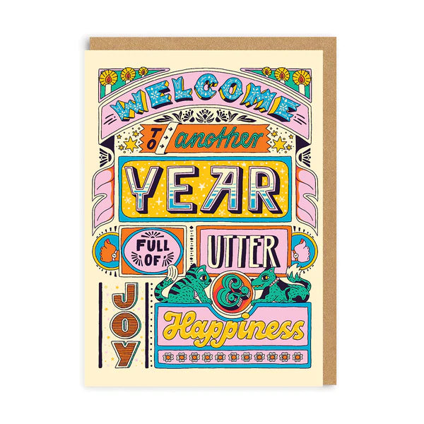 Another Year Full of Happiness Card