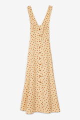 Nude Dotty Dress