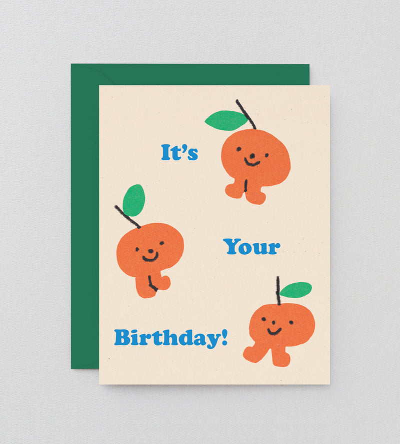 Oranges Birthday Card