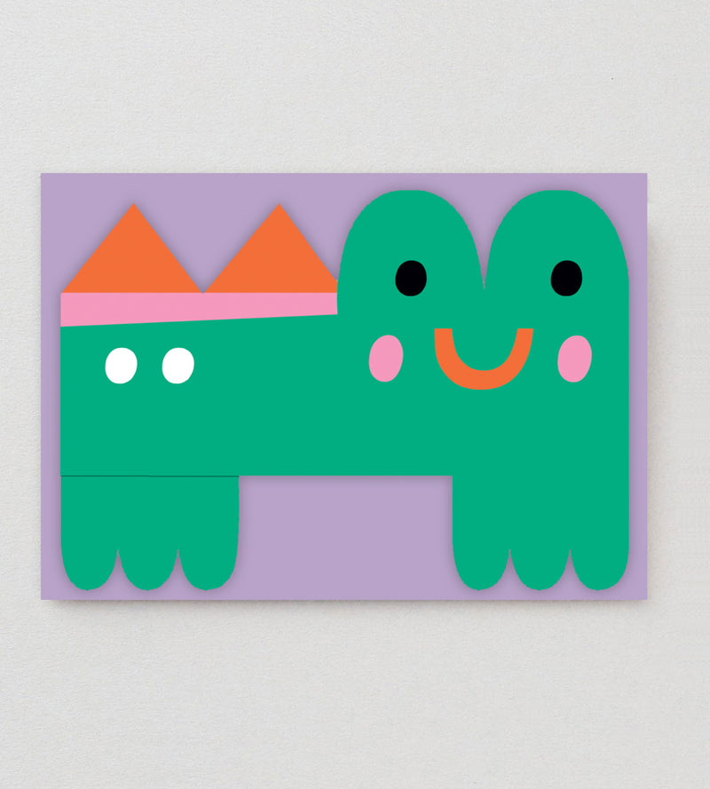 Crocodile Fold-Out Card