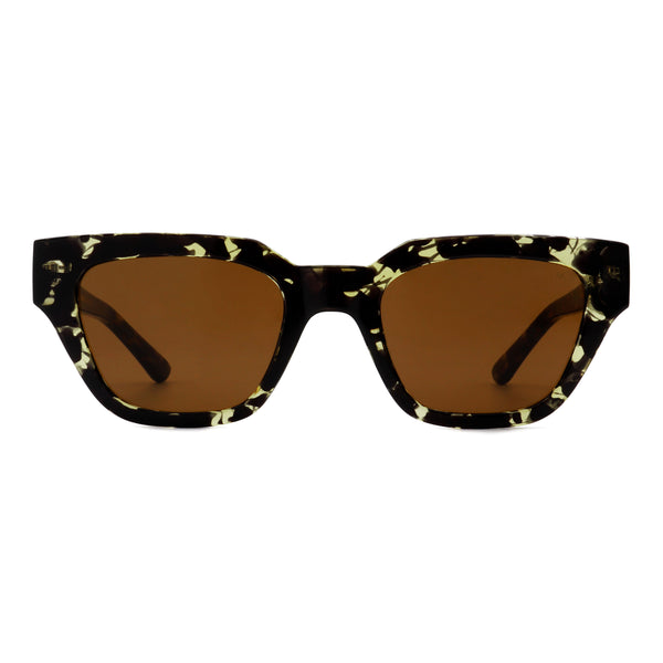 Black/Yellow Tortoise - Kaws Sunglasses