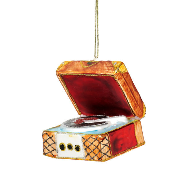 Retro Record Player Bauble