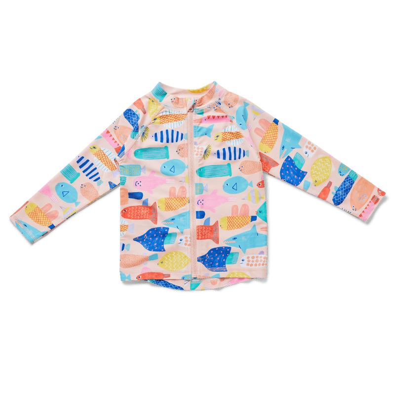 halcyon nights rainbow reef rash vest crane and kind