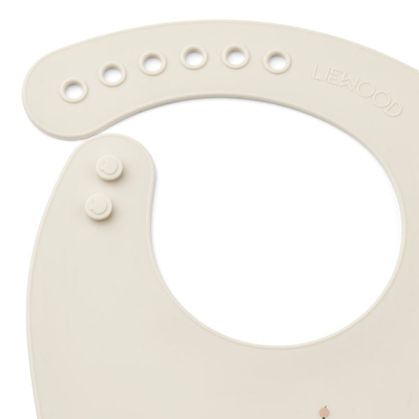 Peaches & Shell Silicone Bib 2-Pack