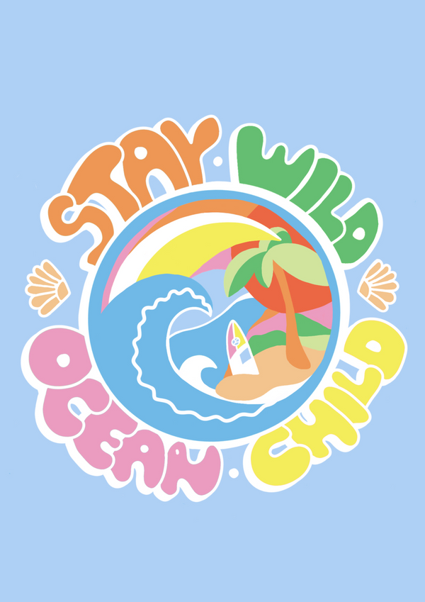 Kids - Stay Wild Ocean Child Live Kind T-Shirt