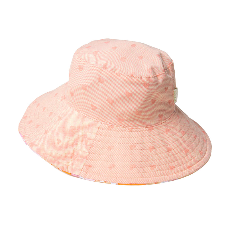 Hippy Shake Reversible Sun Hat: 3-6 Years