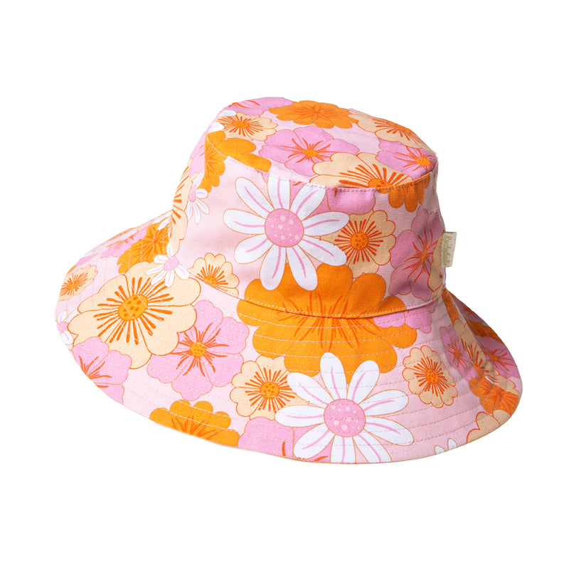 Hippy Shake Reversible Sun Hat: 3-6 Years