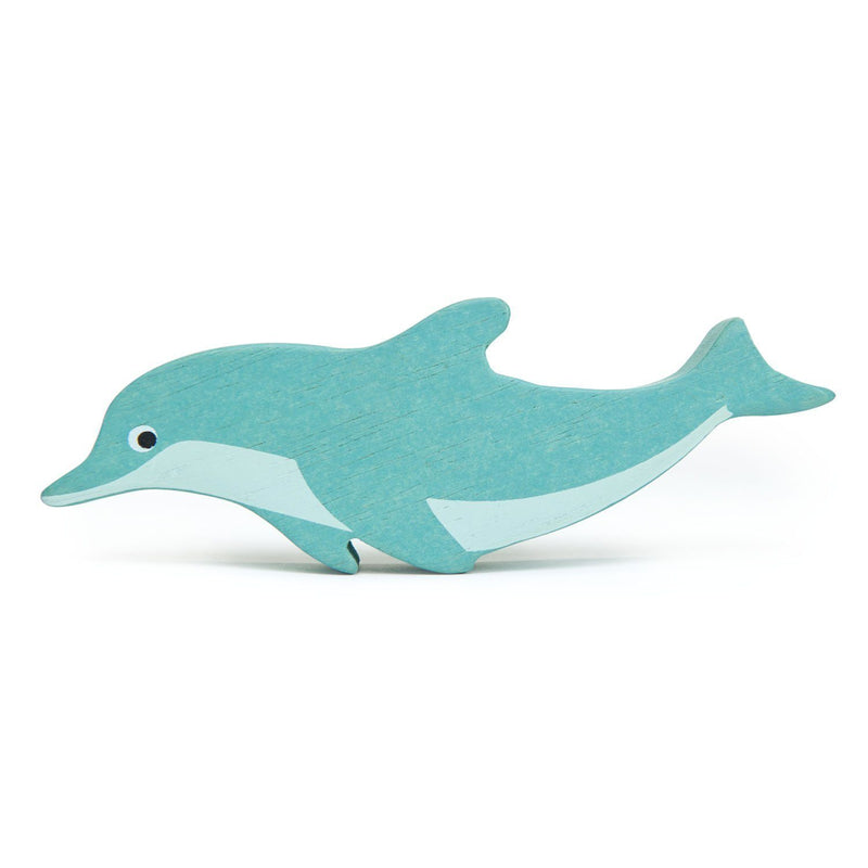 wooden dolphin toy tenderleaf crane and kind