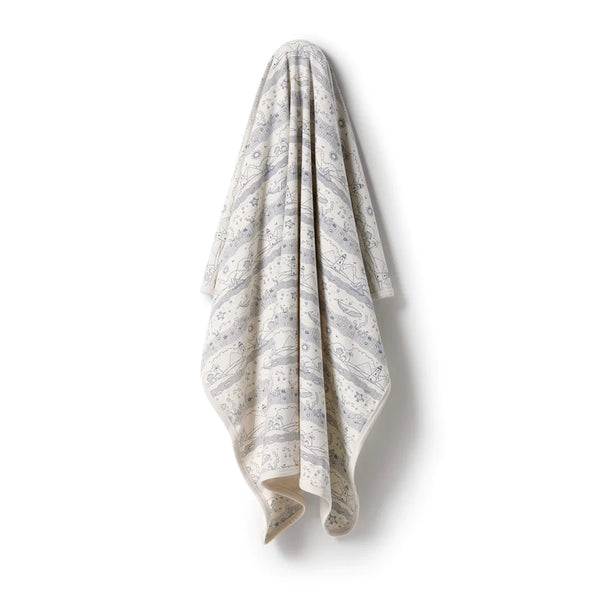 Seaside Swaddle Baby Blanket