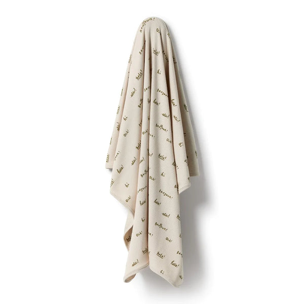 Bonjour Swaddle Baby Blanket