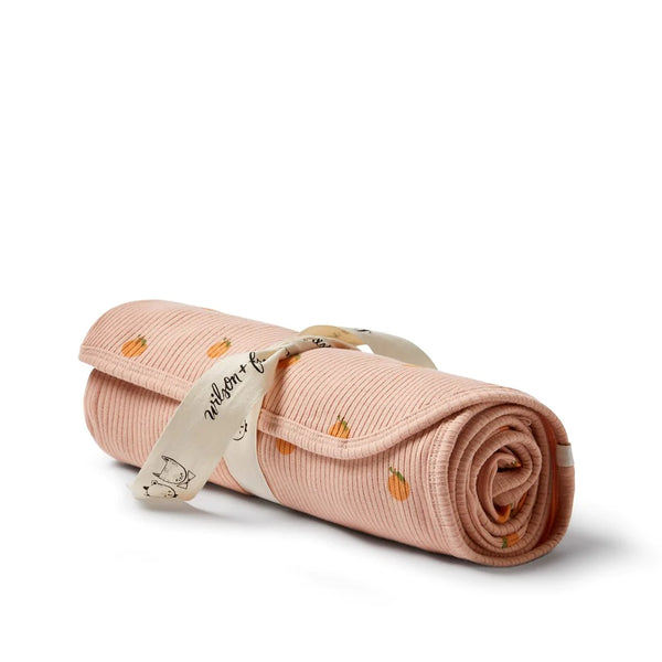 Little Orange Swaddle Baby Blanket