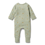 Organic Zipsuit - Perfect Pears