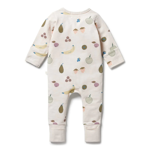 Organic Zipsuit - Fruity