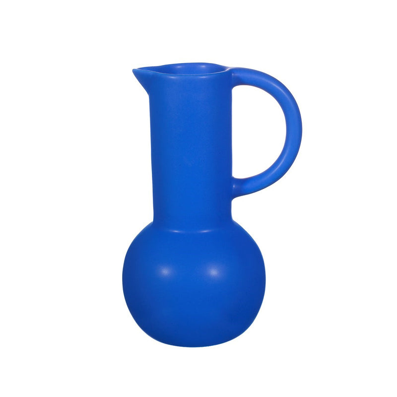 Large Amphora Jug Vase Deep Blue