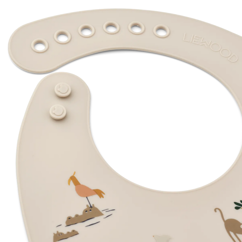 All Together Sandy Silicone Bib 2-Pack