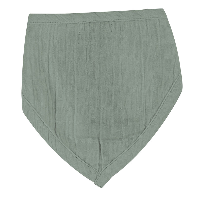 pigeon organics green muslin bib crane and kind