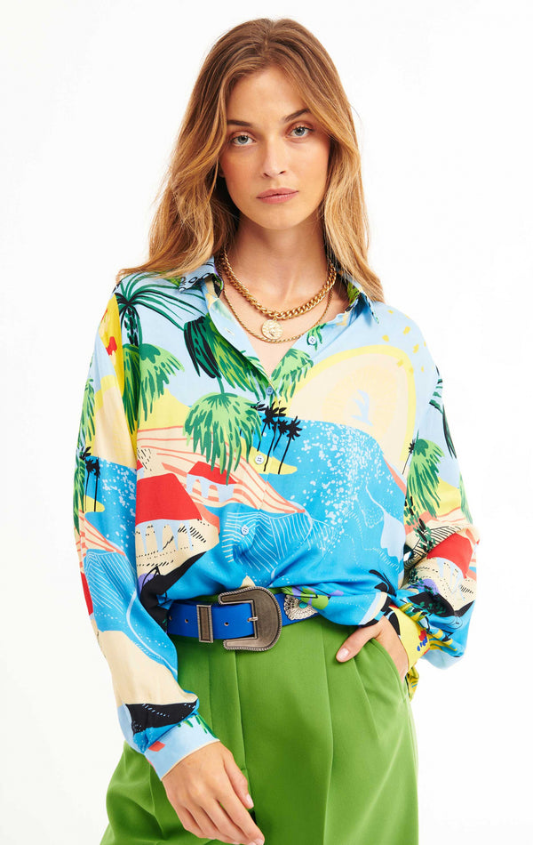 Bonaventure Vacanze Bleu Shirt