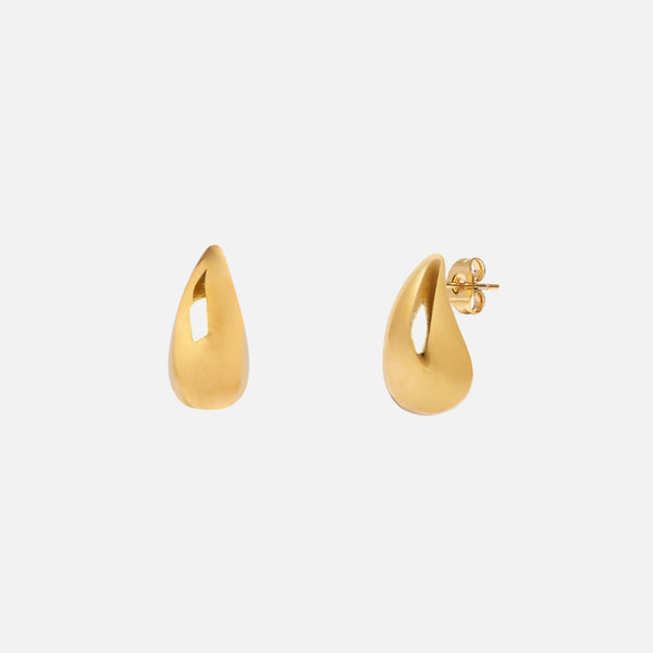 Current Small Waterproof Gold Drop Earrings