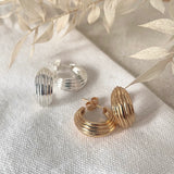 Porto Hoops - Gold and Silver