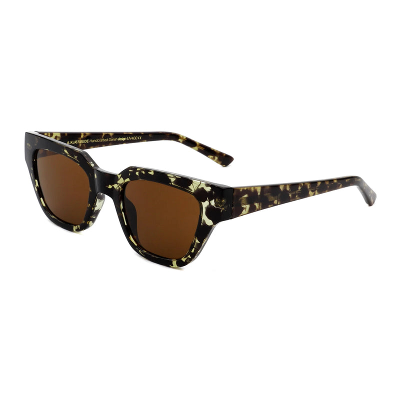 Black/Yellow Tortoise - Kaws Sunglasses
