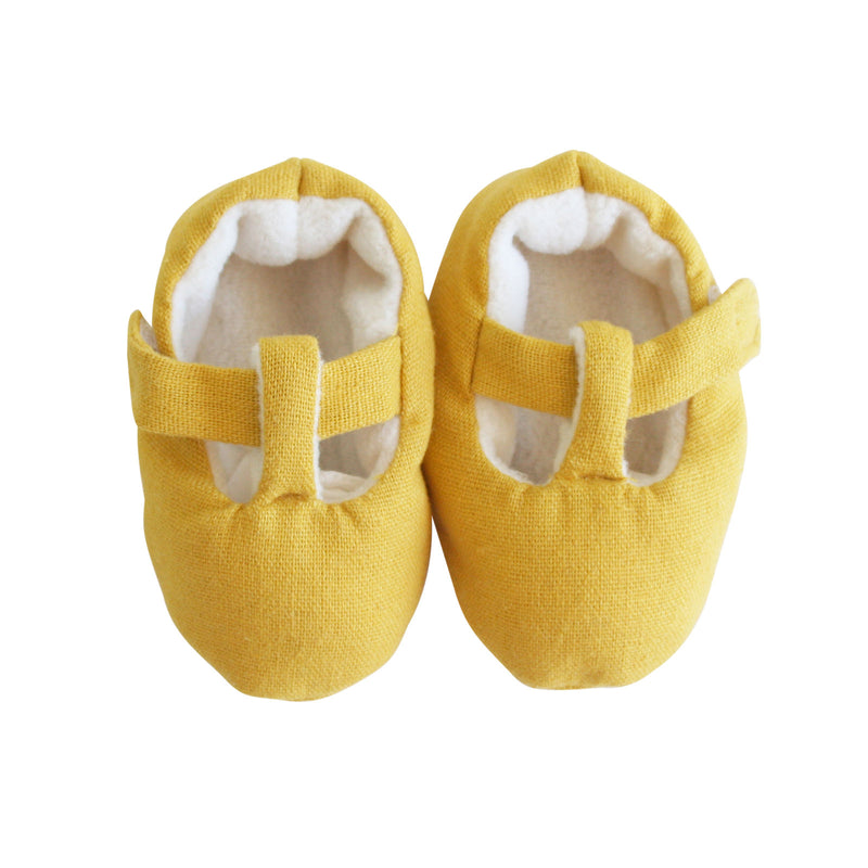 alimrose t-bar booties buttescotch crane and kind